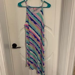 EUC Lilly Pulitzer Magnolia Asymmetrical Dress